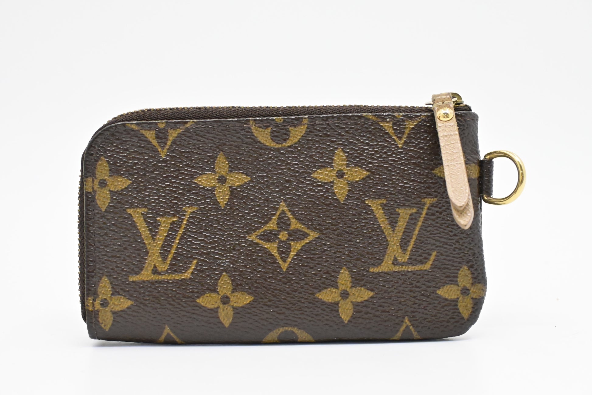 Louis Vuitton Trunks Pochette Cles Monogram Canvas Wallet Case
