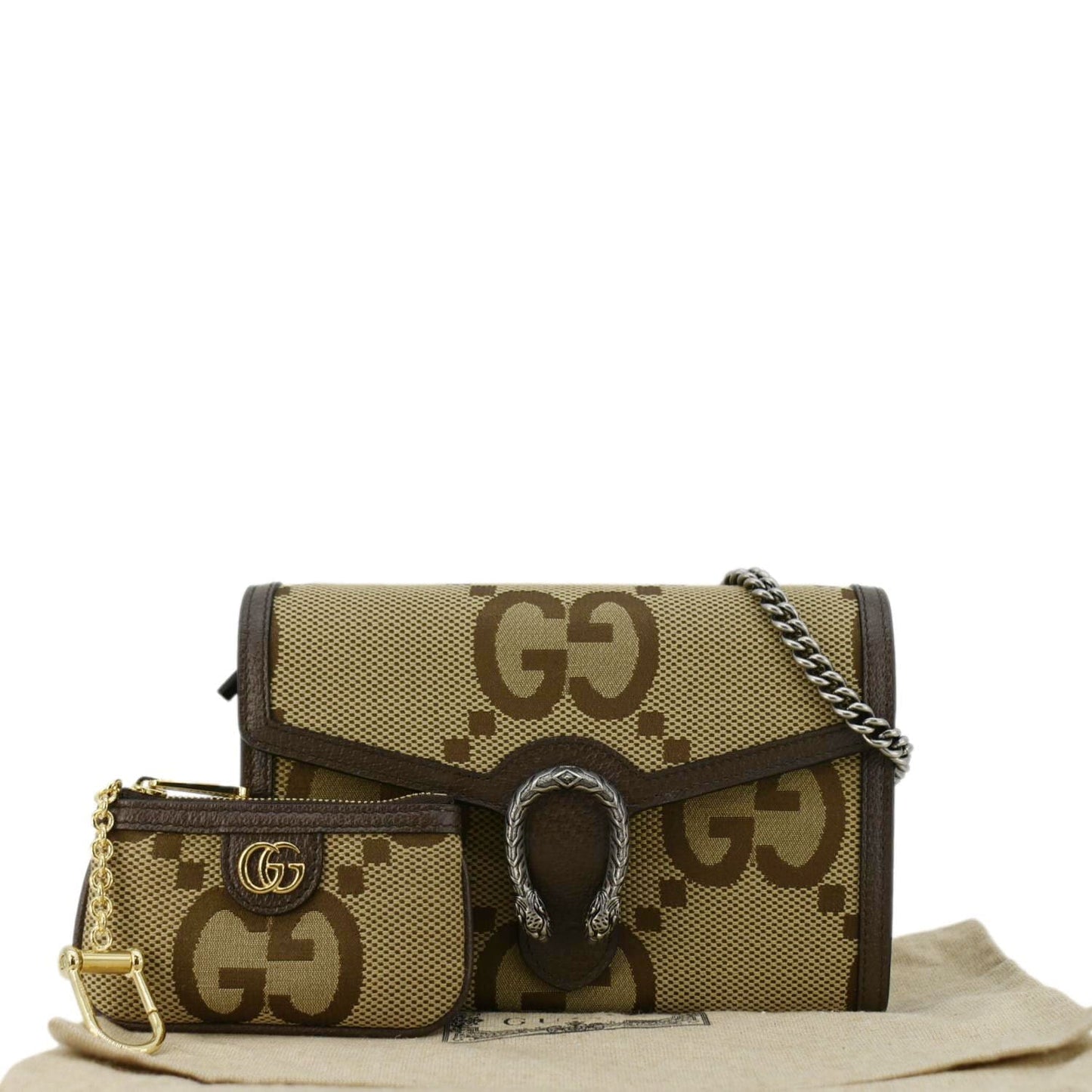 Gucci Dionysus Crossbody Bag Canvas Beige