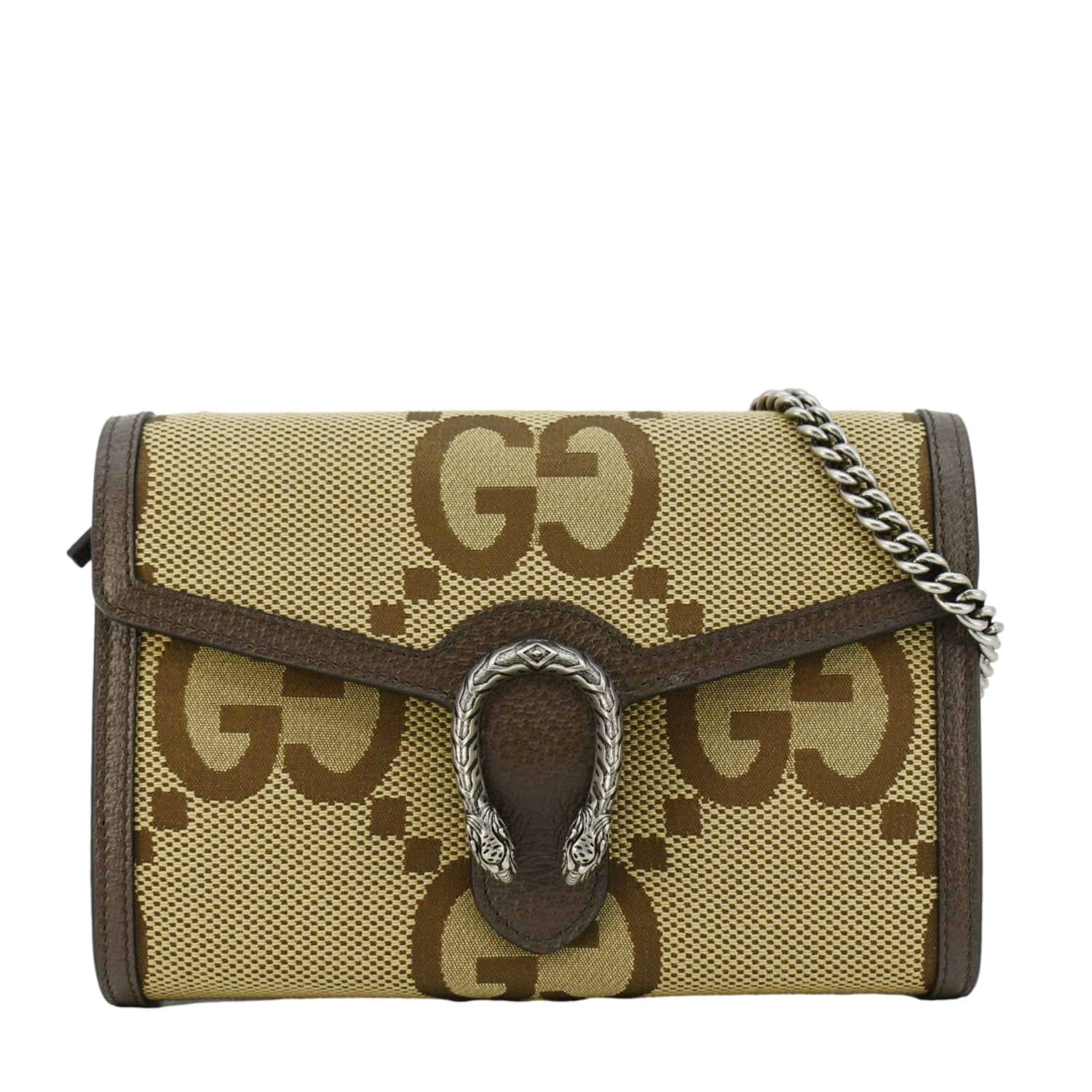 Gucci Dionysus Crossbody Bag Canvas Beige