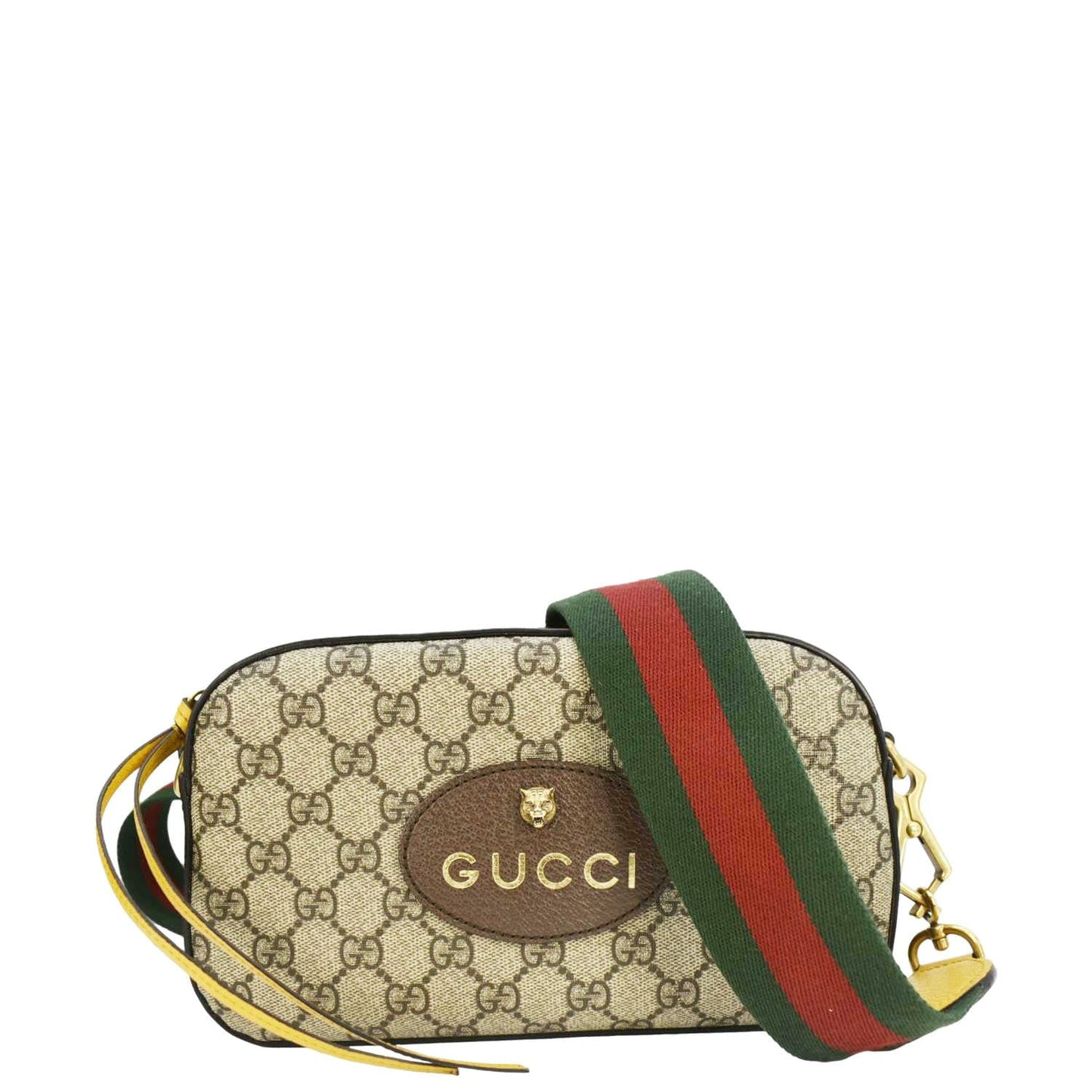Gucci Neo Supreme Messenger Bag Canvas Beige Crossbody Bag Neo 476471