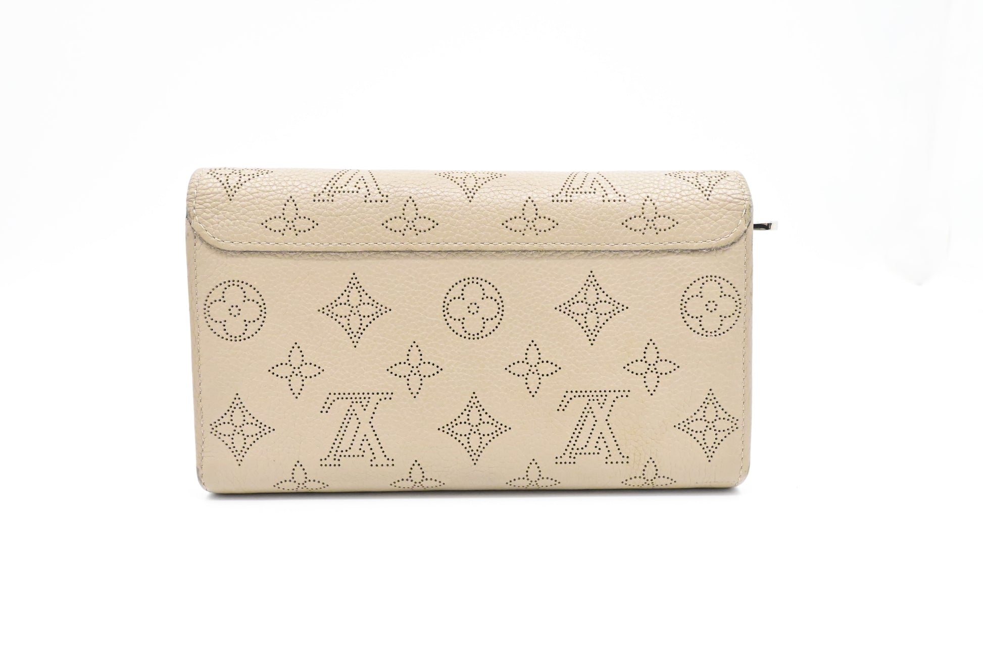 Louis Vuitton Iris Galet Mahina Leather Wallet Case