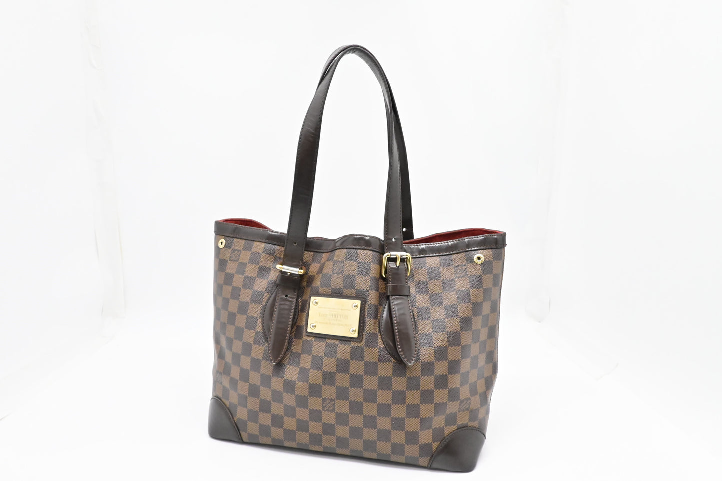 Louis Vuitton Hampstead MM Ebene Damier Canvas Handbag Canvas 1