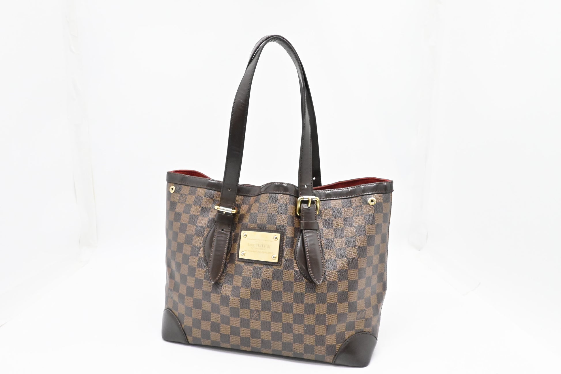 Louis Vuitton Hampstead MM Ebene Damier Canvas Handbag Canvas 1