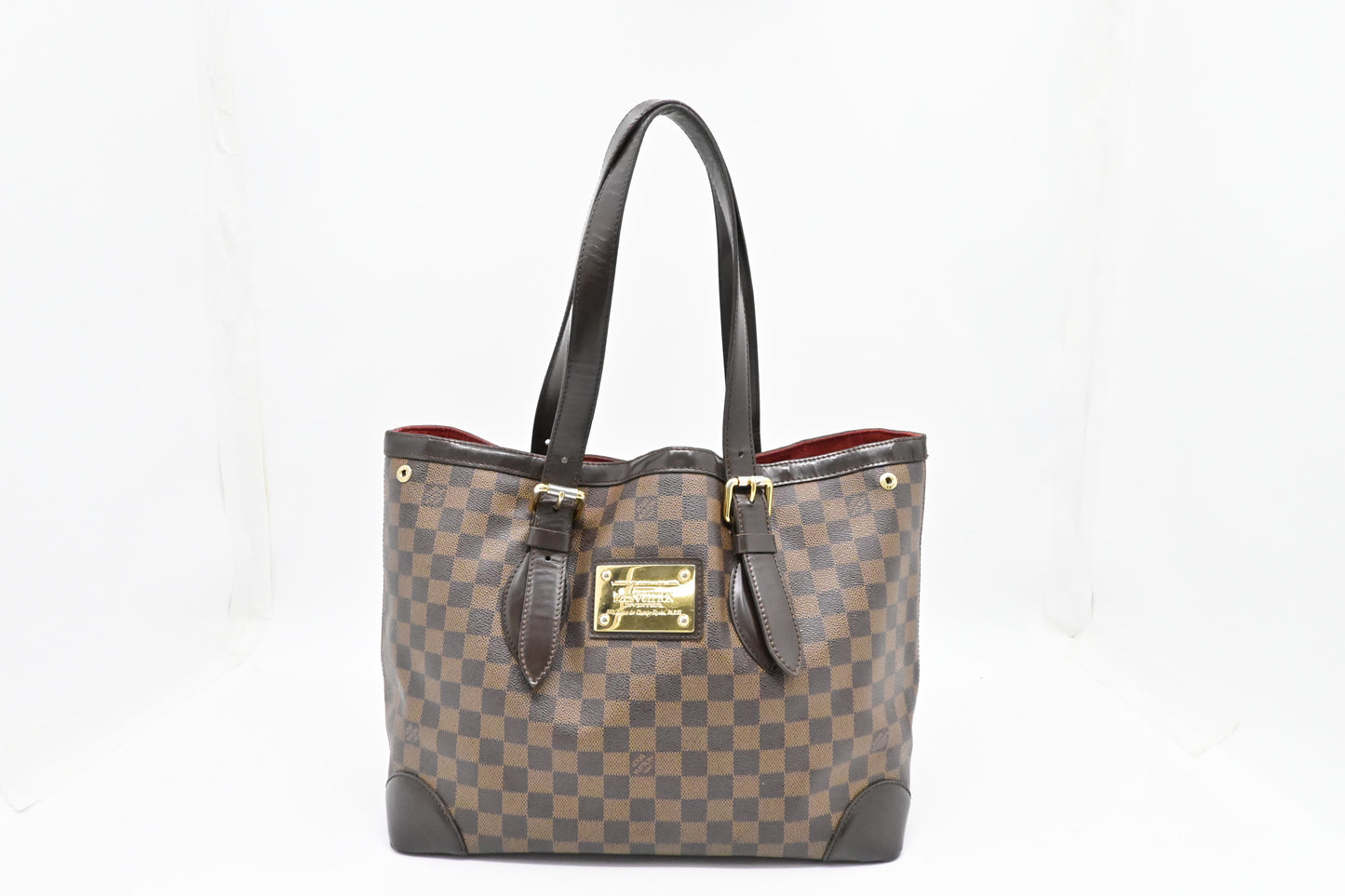 Louis Vuitton Hampstead MM Ebene Damier Canvas Handbag Canvas 1