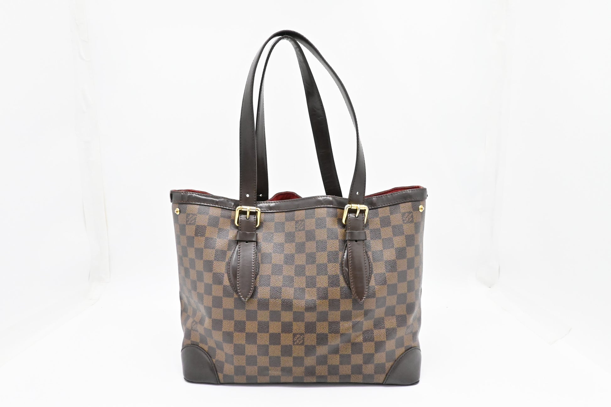 Louis Vuitton Hampstead MM Ebene Damier Canvas Handbag Canvas 1