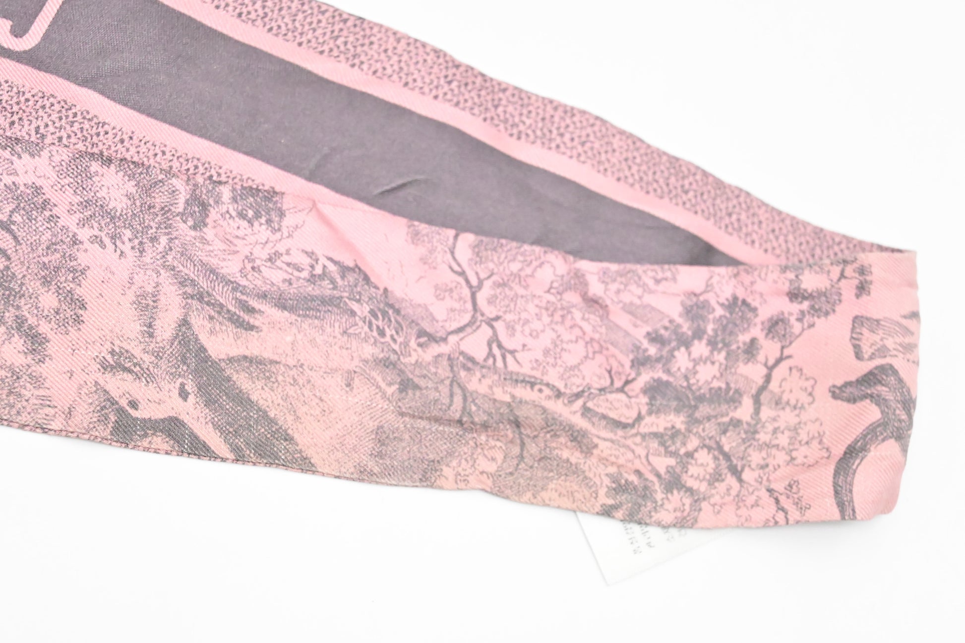 Dior Twilly In & Gray Toile De Jouy Pink Travel Bag