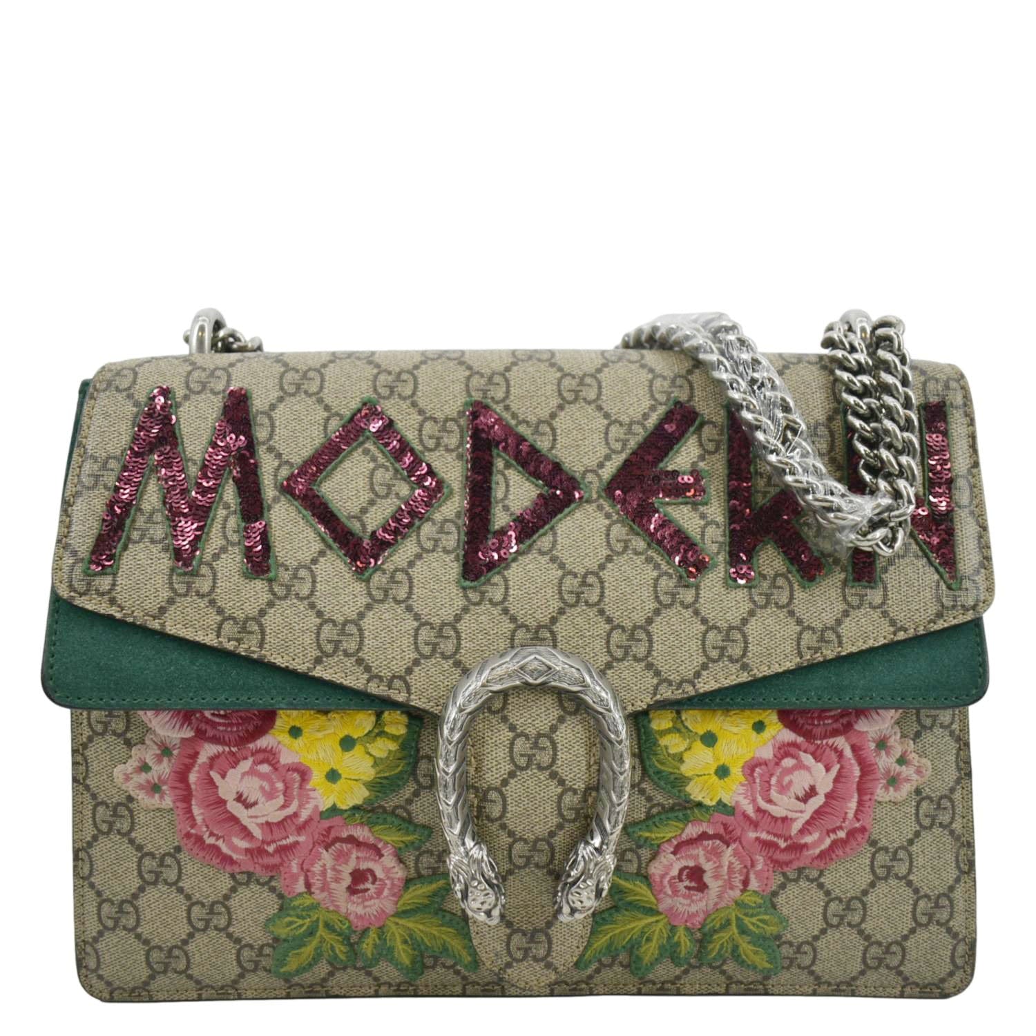 Gucci Modern Dionysus Supreme Shoulder Bag Monogram Beige