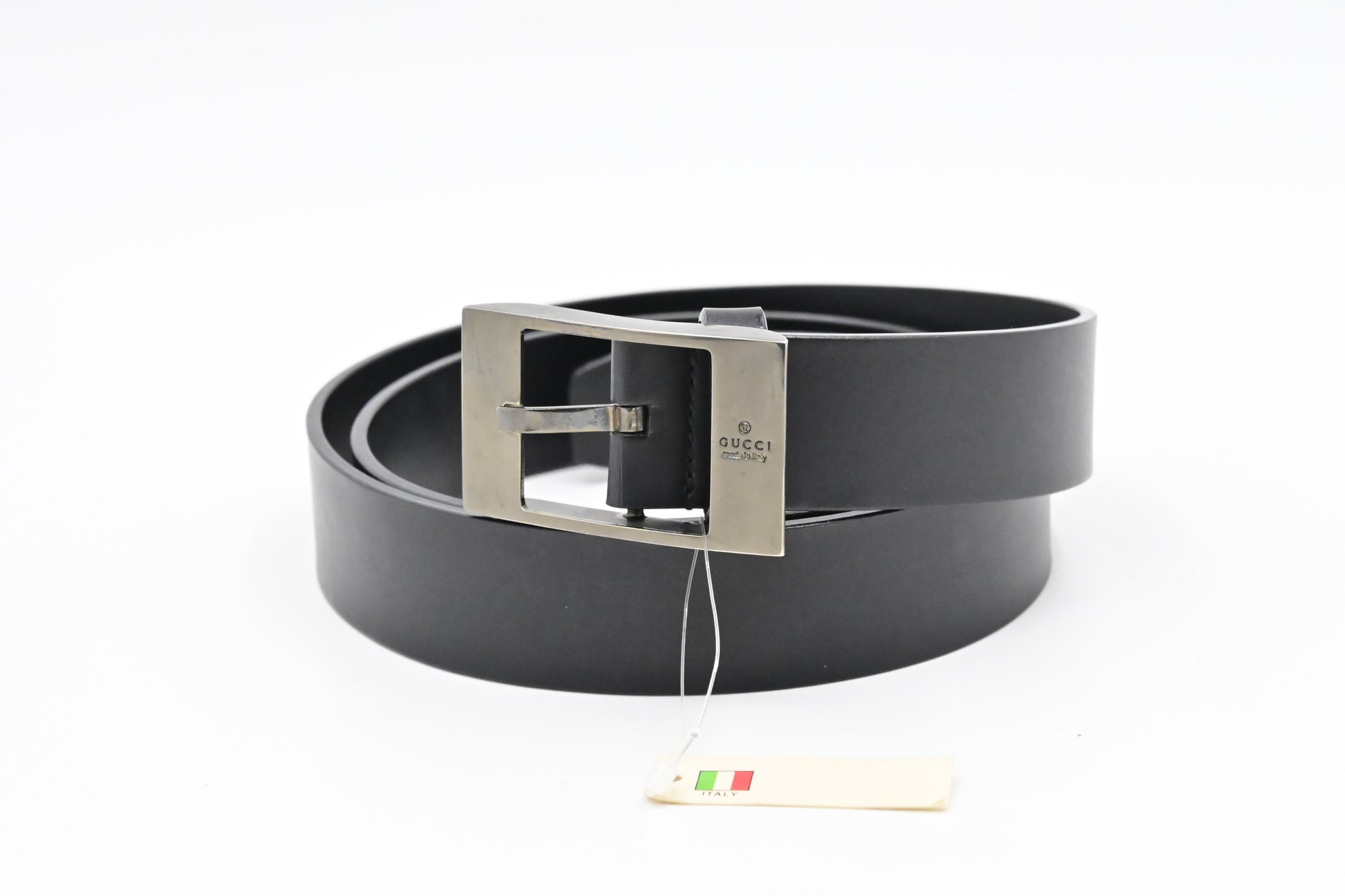 Gucci Black Leather 1 Belt