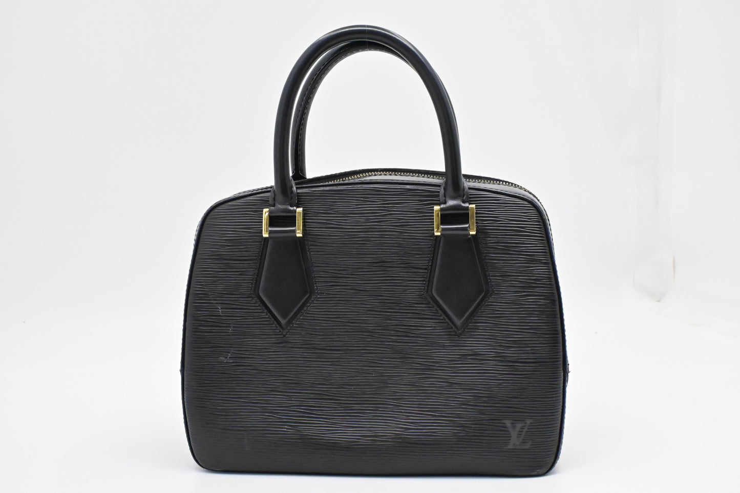 Louis Vuitton Sablon Black Leather Epi Handbag