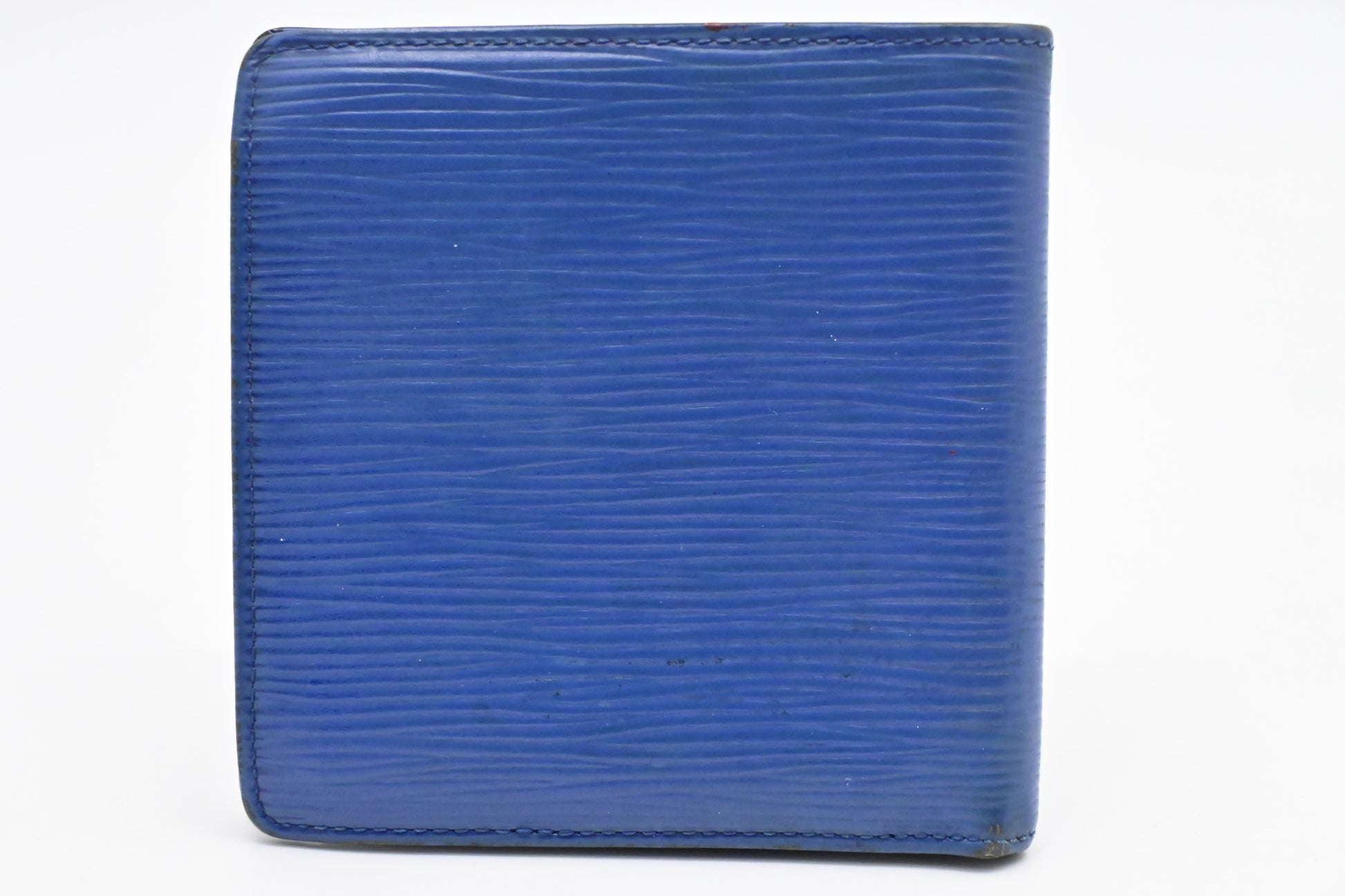Louis Vuitton Marco Epi Leather Blue Wallet Case