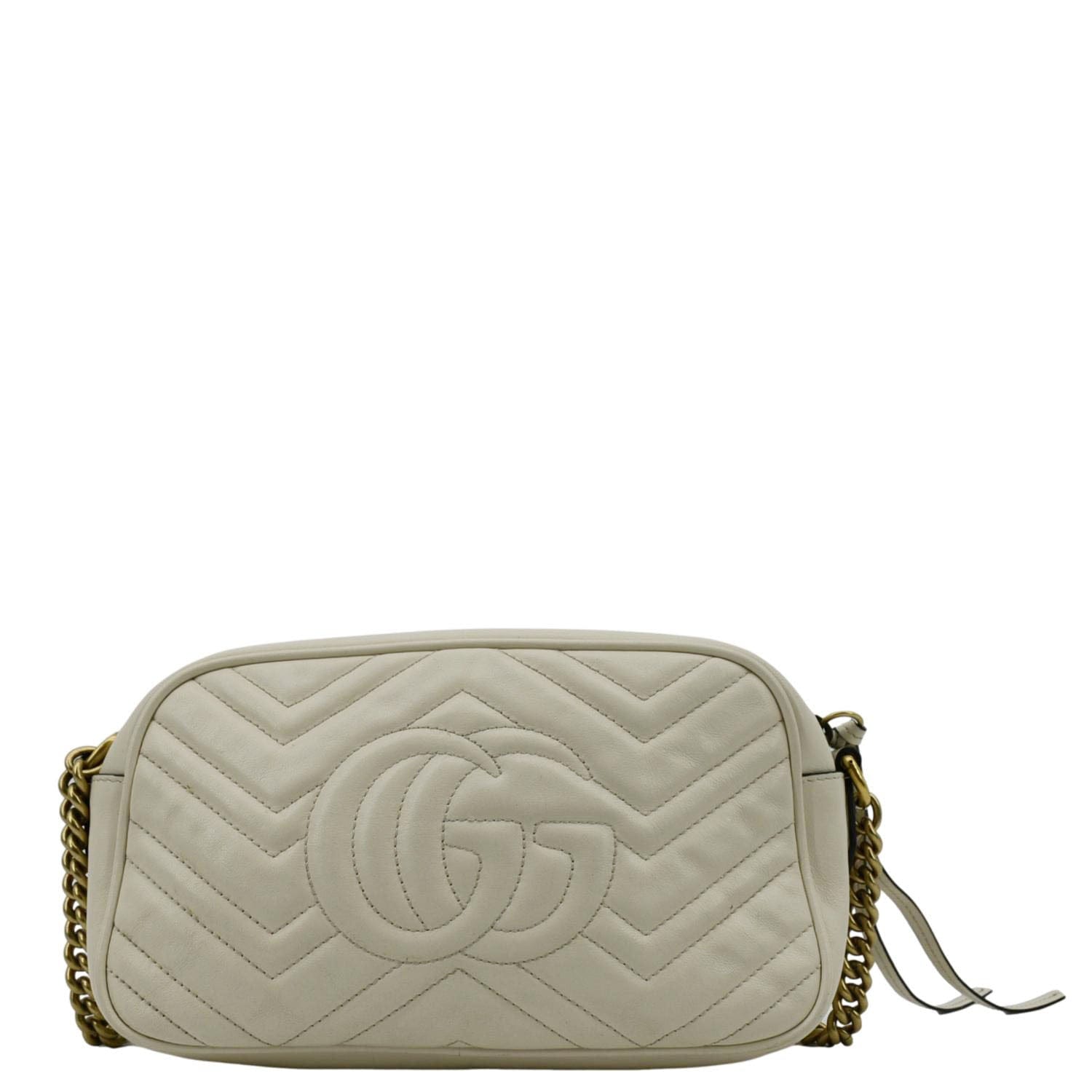 Gucci Marmont Crossbody Bag Off Leather Matelasse