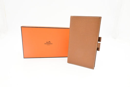 Hermes Vision Agenda In Handbag Leather Brown Travel Bag