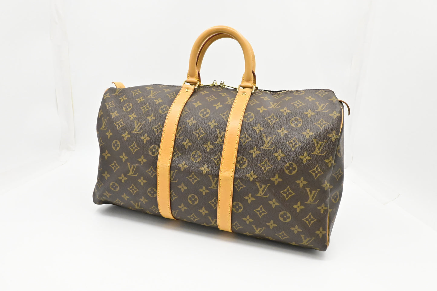 Louis Vuitton Keepall 45 Monogram Canvas Travel Bag Canvas 7