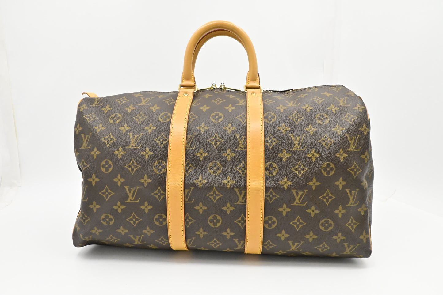 Louis Vuitton Keepall 45 Monogram Canvas Travel Bag Canvas 7