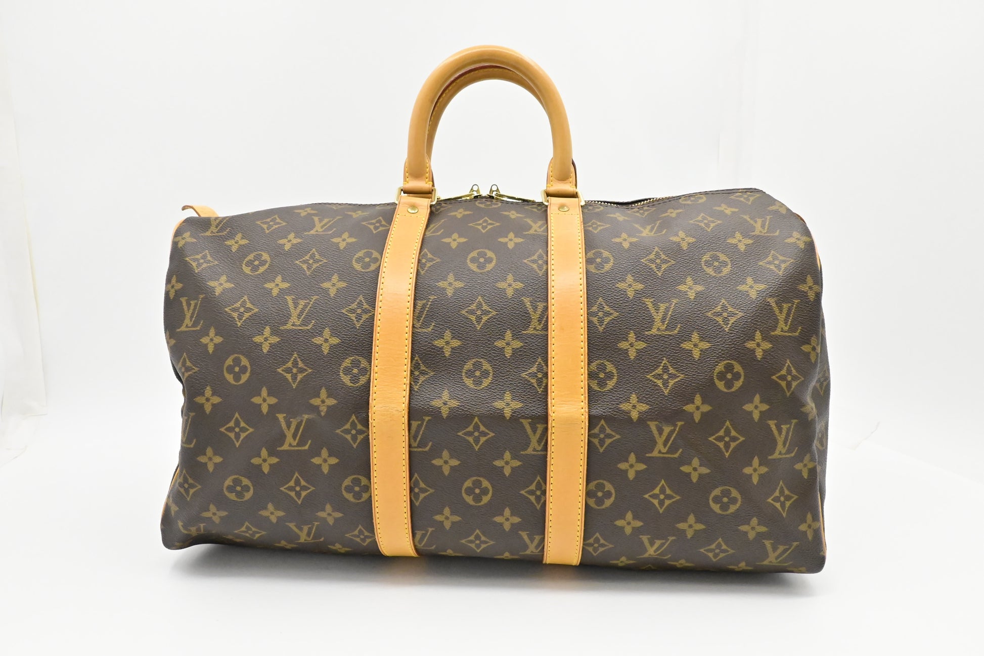 Louis Vuitton Keepall 45 Monogram Canvas Travel Bag Canvas 7