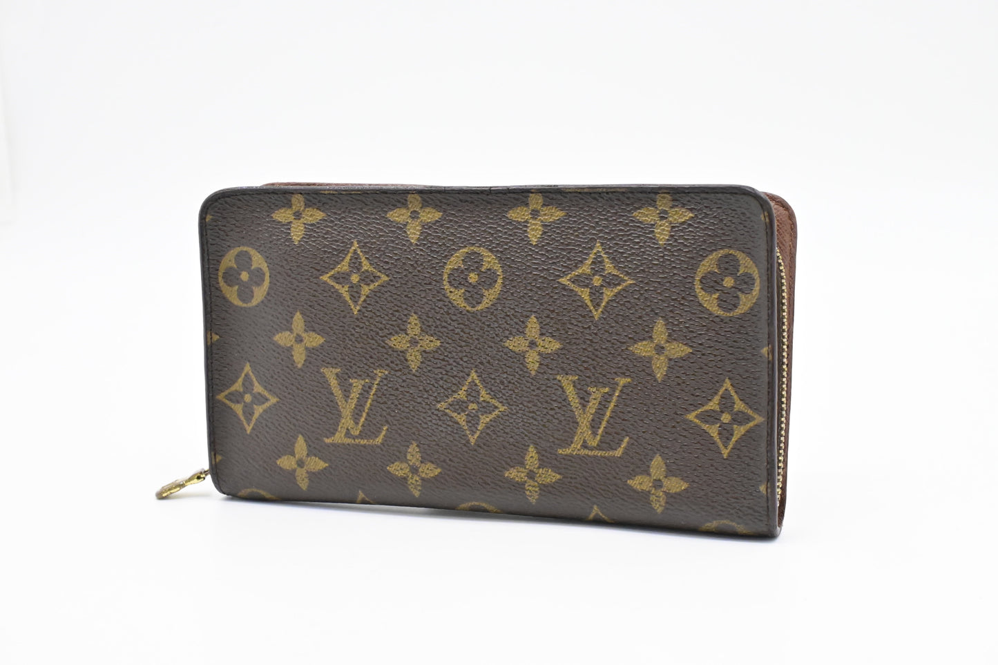 Louis Vuitton Zippy Monogram Canvas Wallet Case Canvas 3