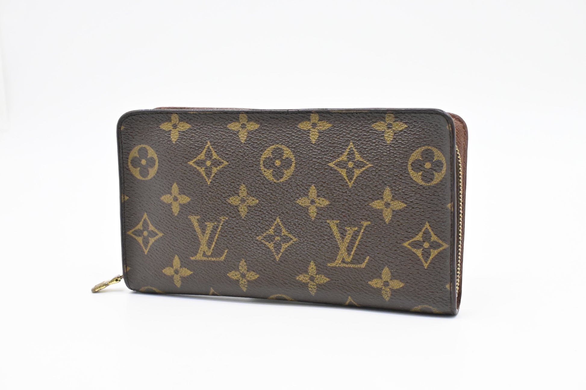 Louis Vuitton Zippy Monogram Canvas Wallet Case Canvas 3