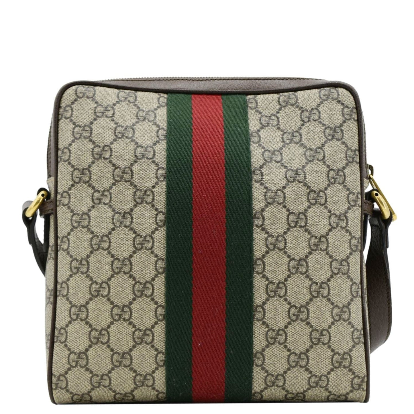 Gucci Ophidia Messenger Bag Canvas Beige Crossbody Bag Bag 547926