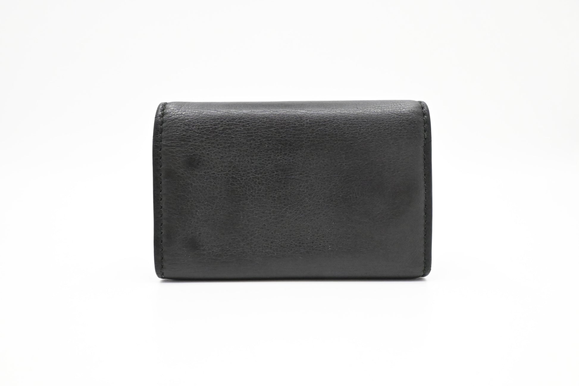 Gucci 6-Key Case Leather Black Handbag