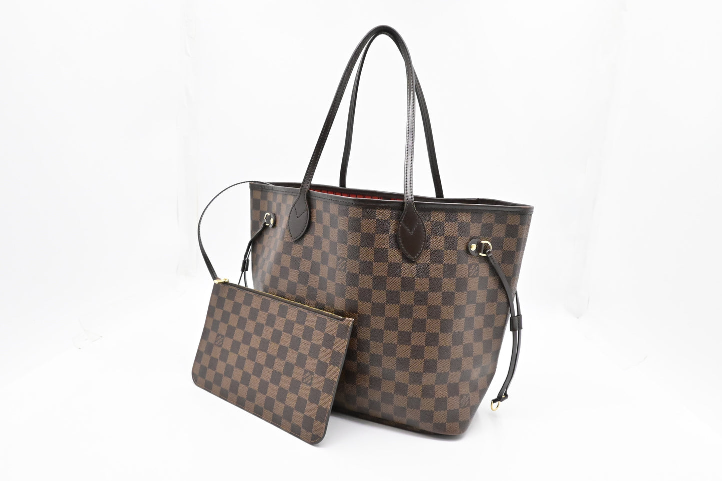 Louis Vuitton Neverfull MM Ebene Damier Canvas Tote Bag 6