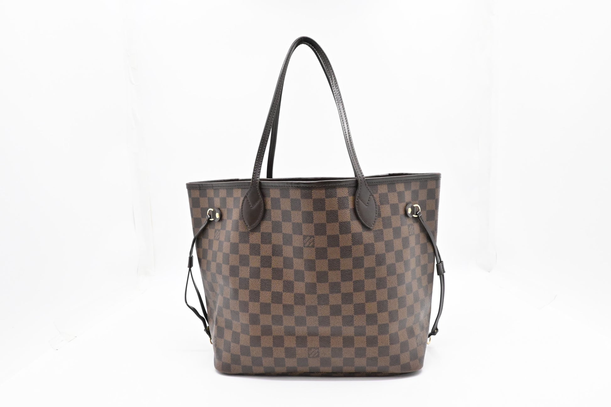 Louis Vuitton Neverfull MM Ebene Damier Canvas Tote Bag 6