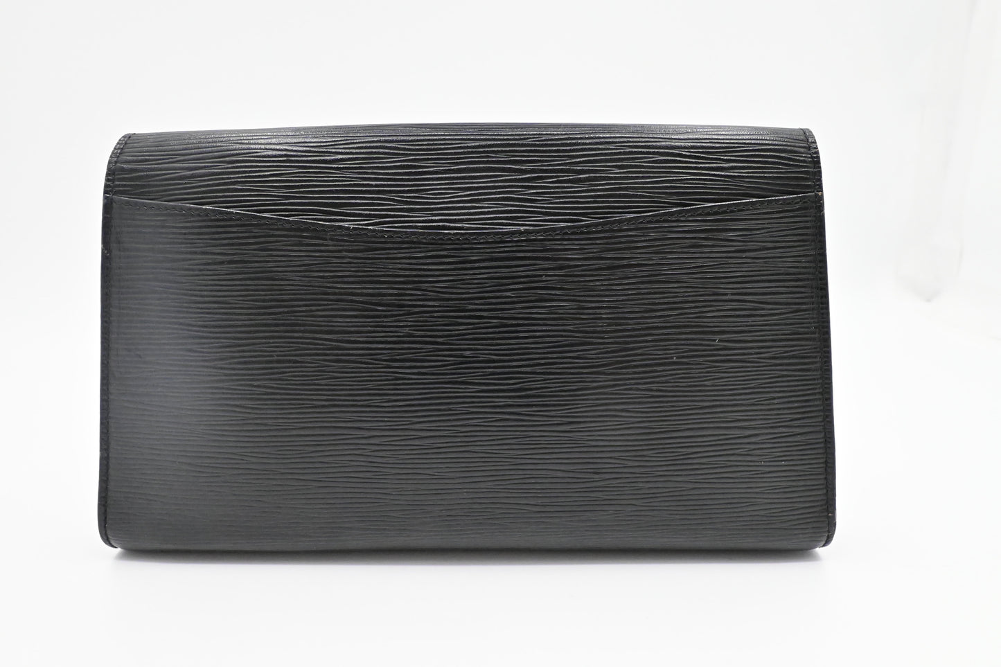 Louis Vuitton Art Deco Epi Leather Black Clutch Bag
