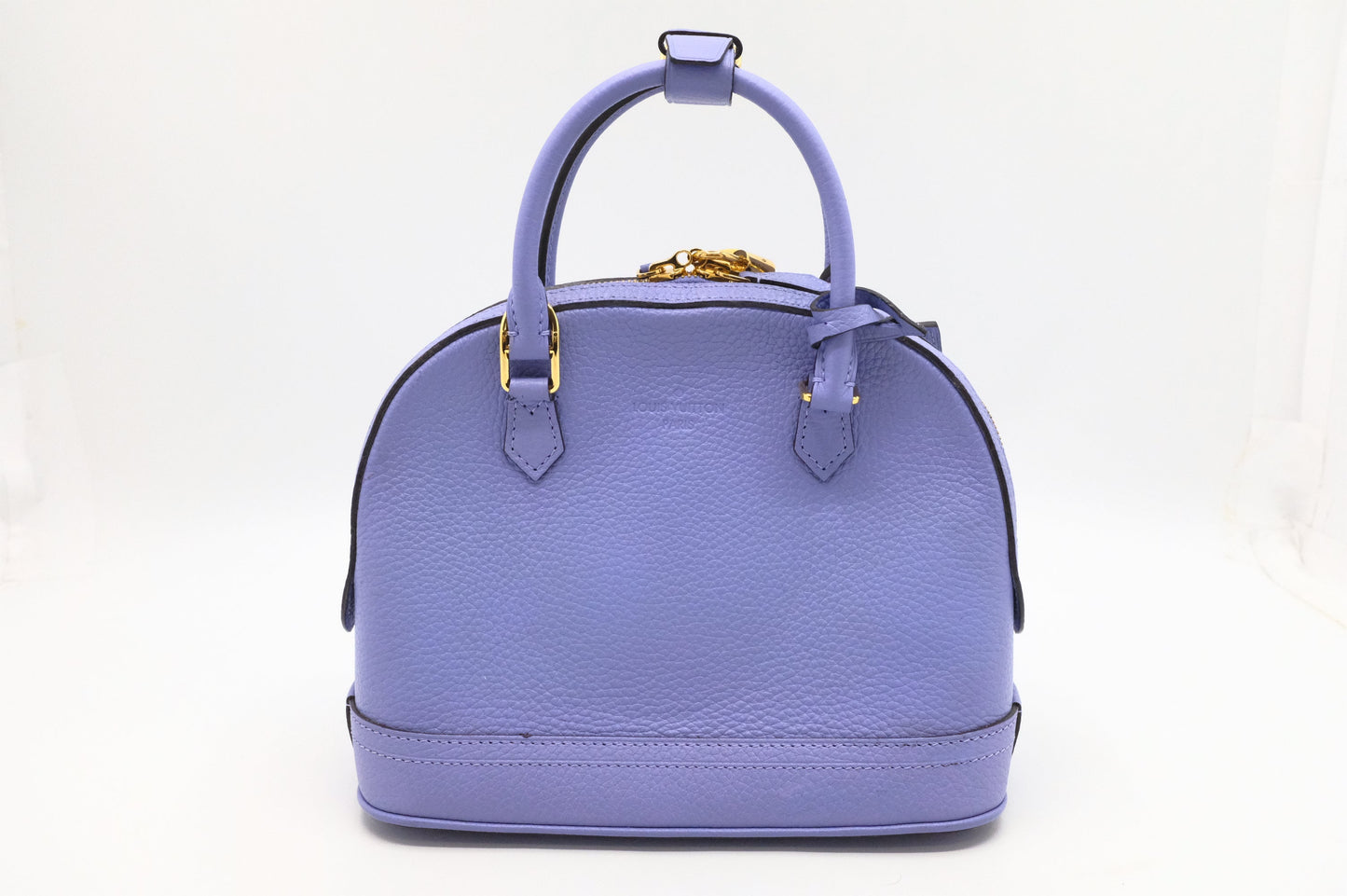 Louis Vuitton Alma BB Purple Leather Handbag
