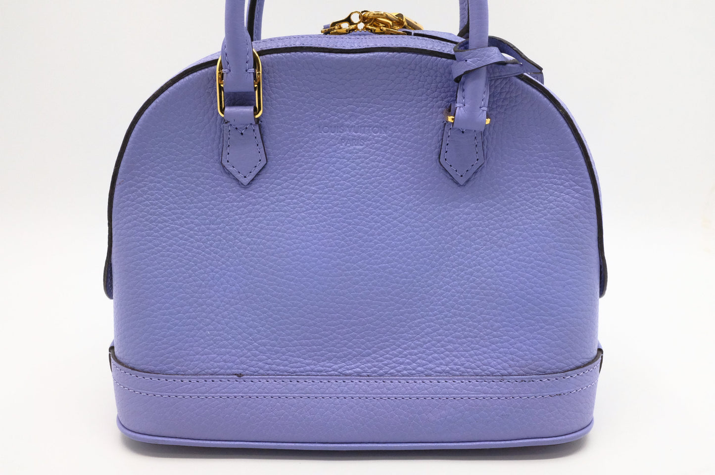 Louis Vuitton Alma BB Purple Leather Handbag