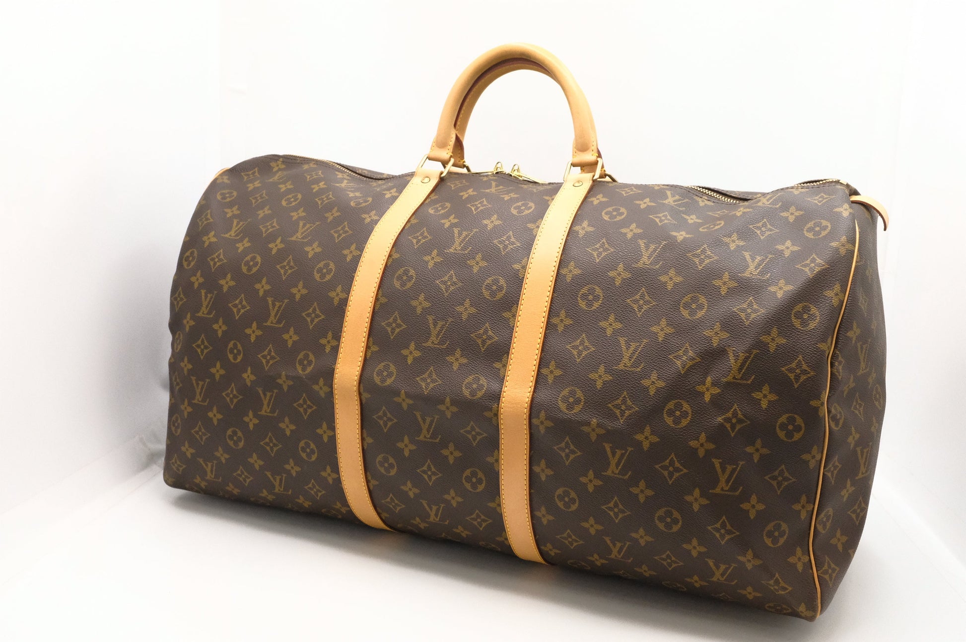 Louis Vuitton Keepall 60 Monogram Canvas Travel Bag