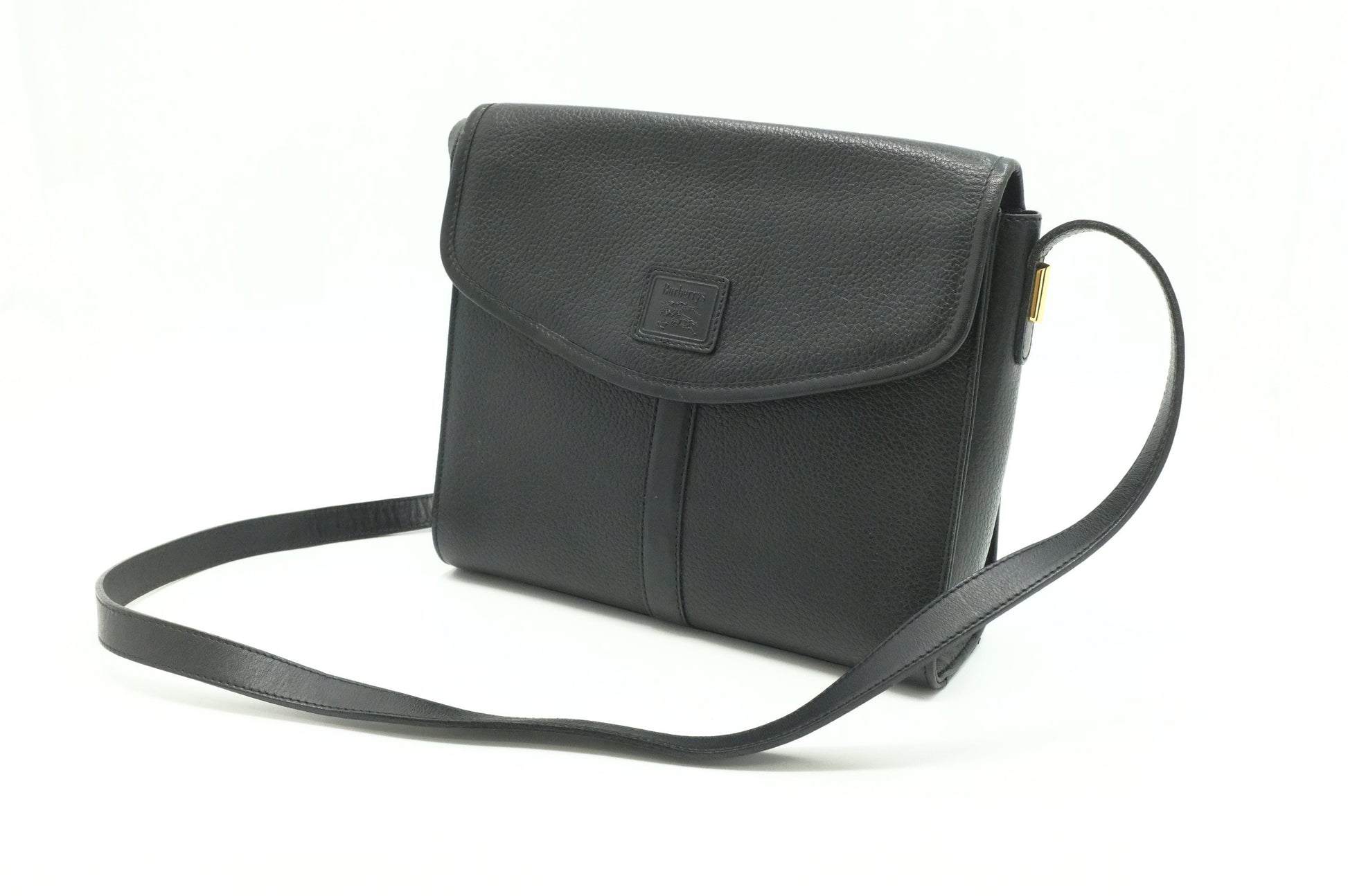 Burberry Shoulder Bag In Leather Black Black Leather 1