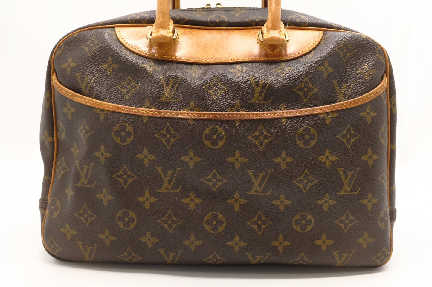 Louis Vuitton LV Deauville In Handbag Canvas Monogram Travel Bag