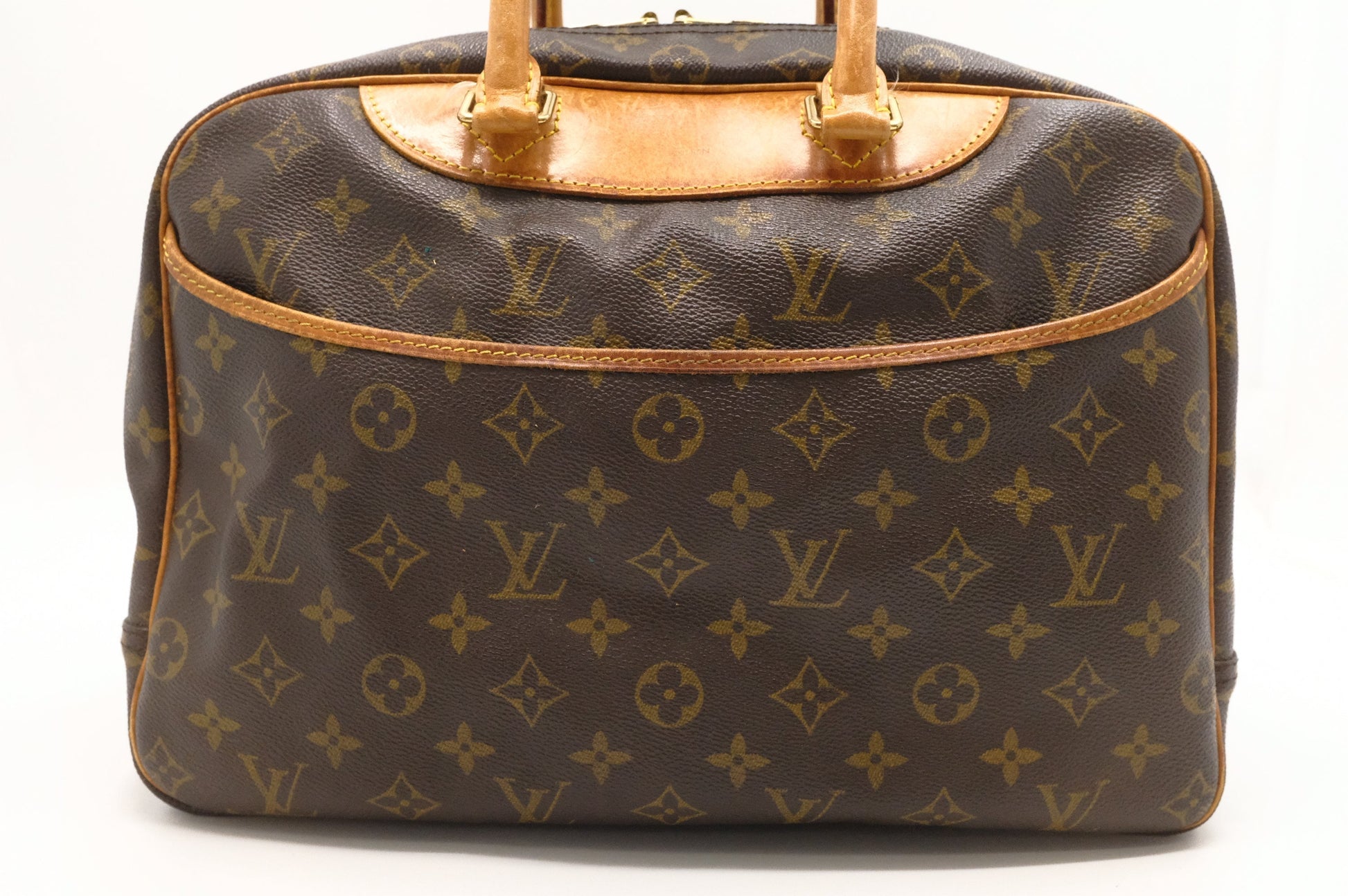 Louis Vuitton LV Deauville In Handbag Canvas Monogram Travel Bag