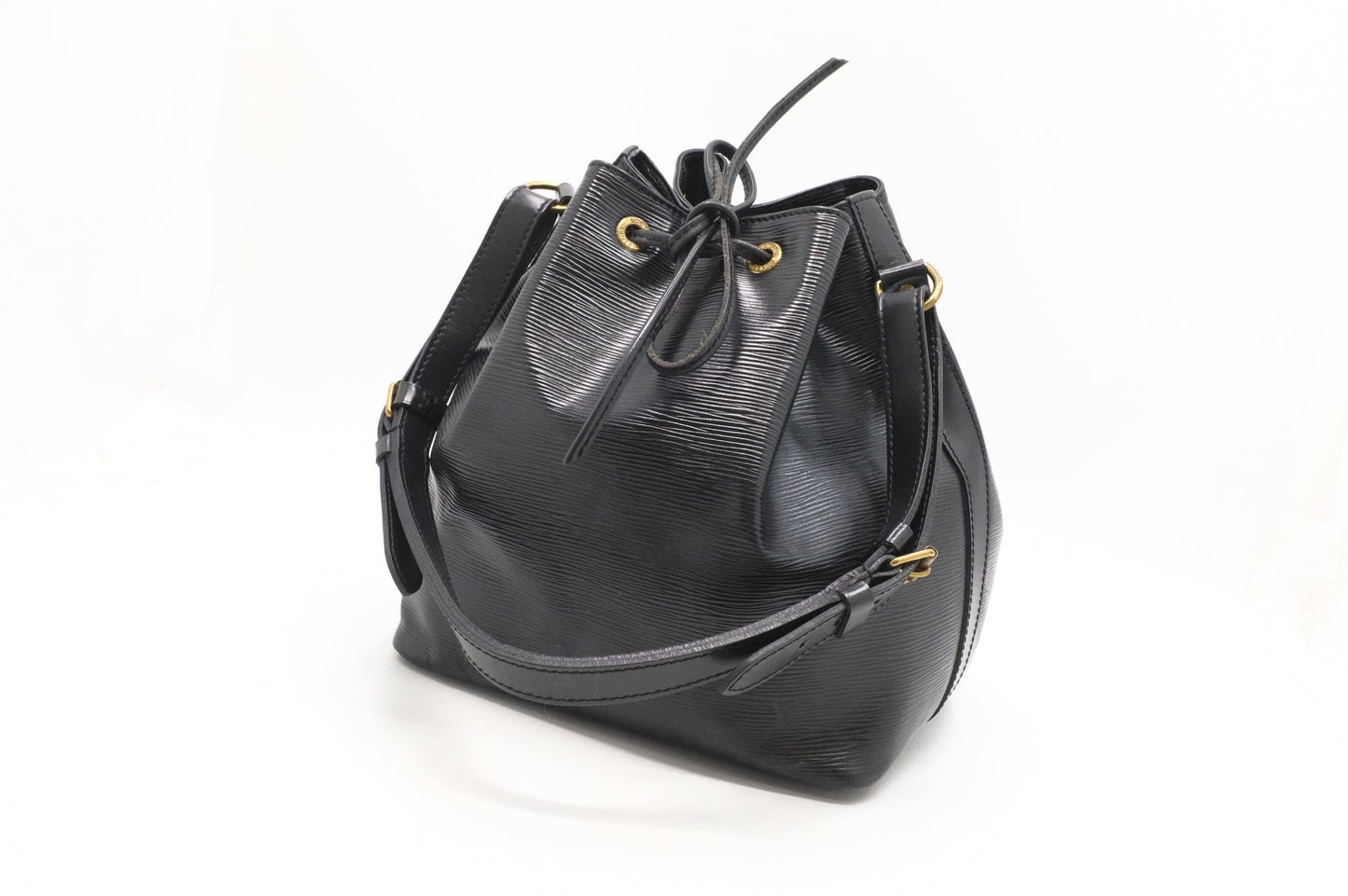 Louis Vuitton Petit Noe Epi Leather Black Handbag