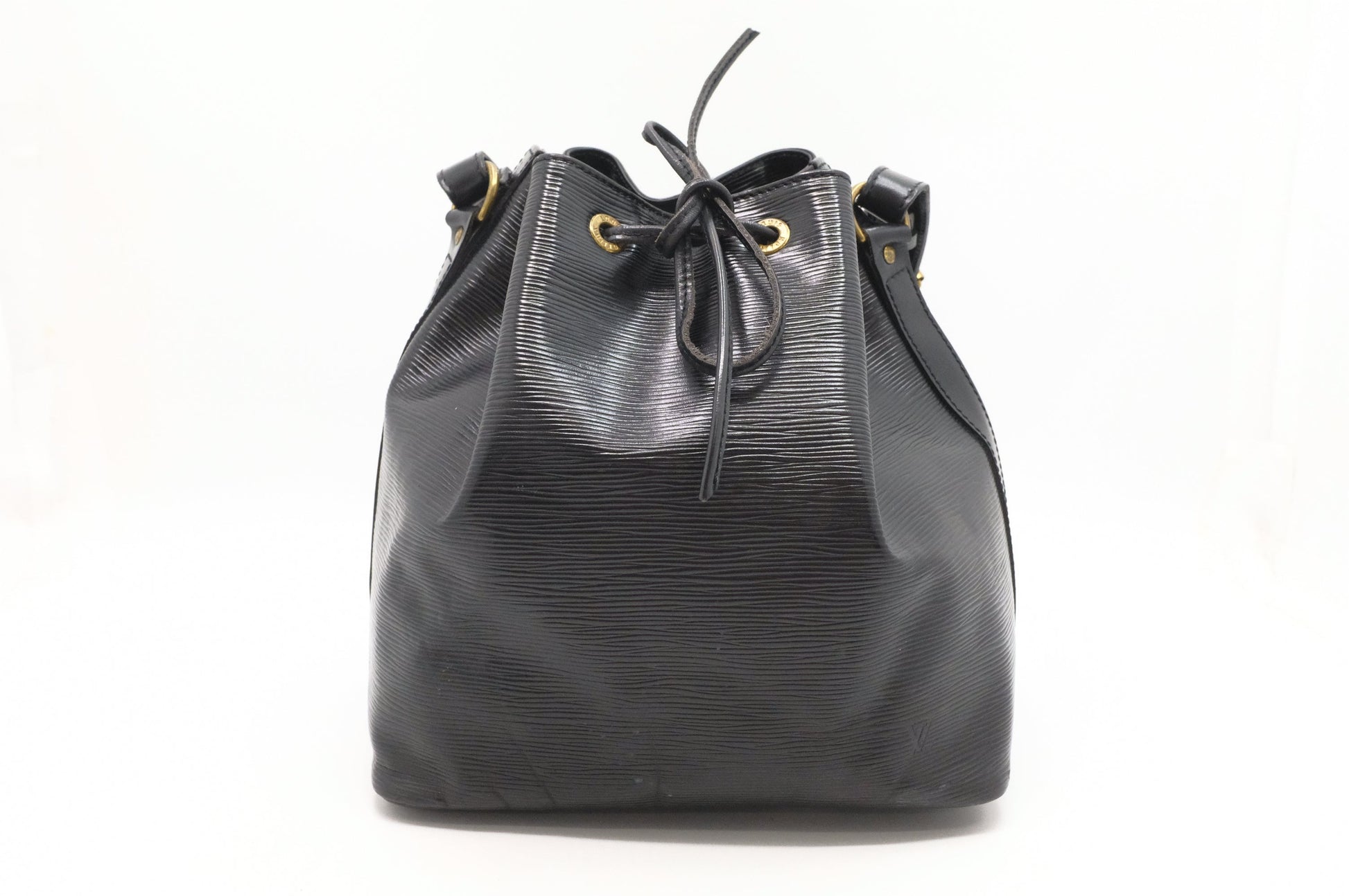 Louis Vuitton Petit Noe Epi Leather Black Handbag