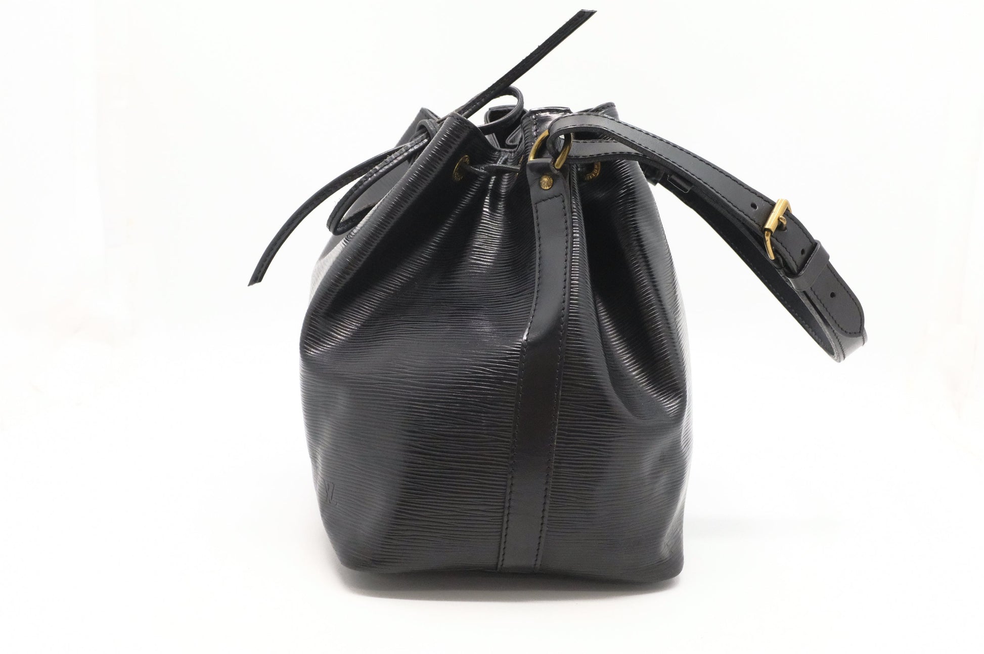 Louis Vuitton Petit Noe Epi Leather Black Handbag