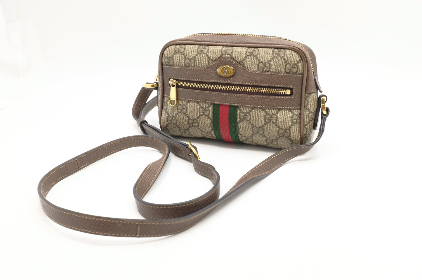 Gucci GG Supreme Canvas Crossbody Bag Supreme Canvas