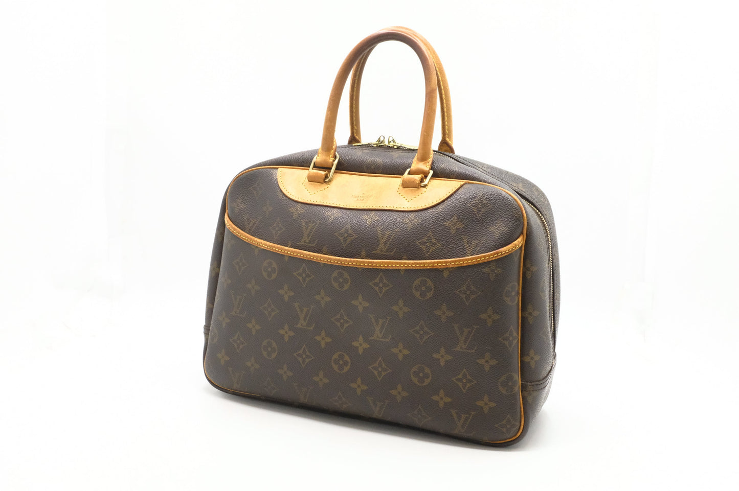 Louis Vuitton Deauville Monogram Canvas Handbag Canvas 1
