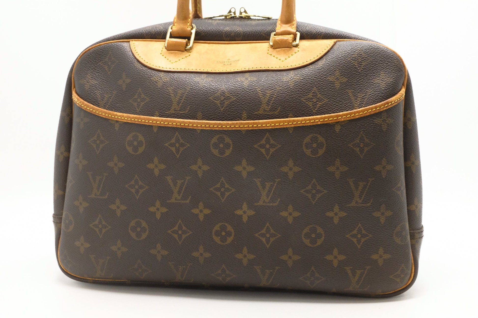 Louis Vuitton Deauville Monogram Canvas Handbag Canvas 1