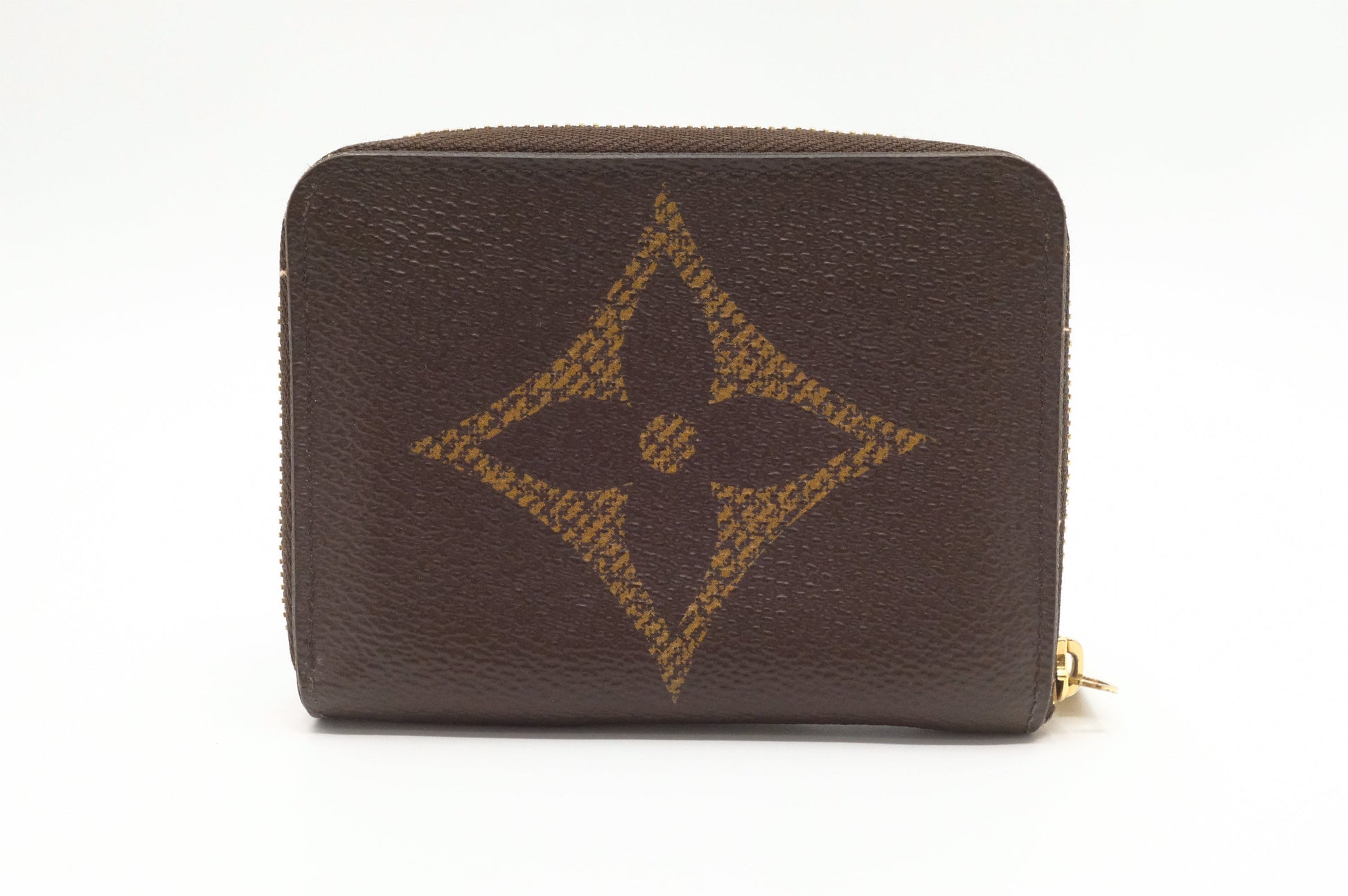 Louis Vuitton Compact Zippy Giant Monogram Canvas Handbag