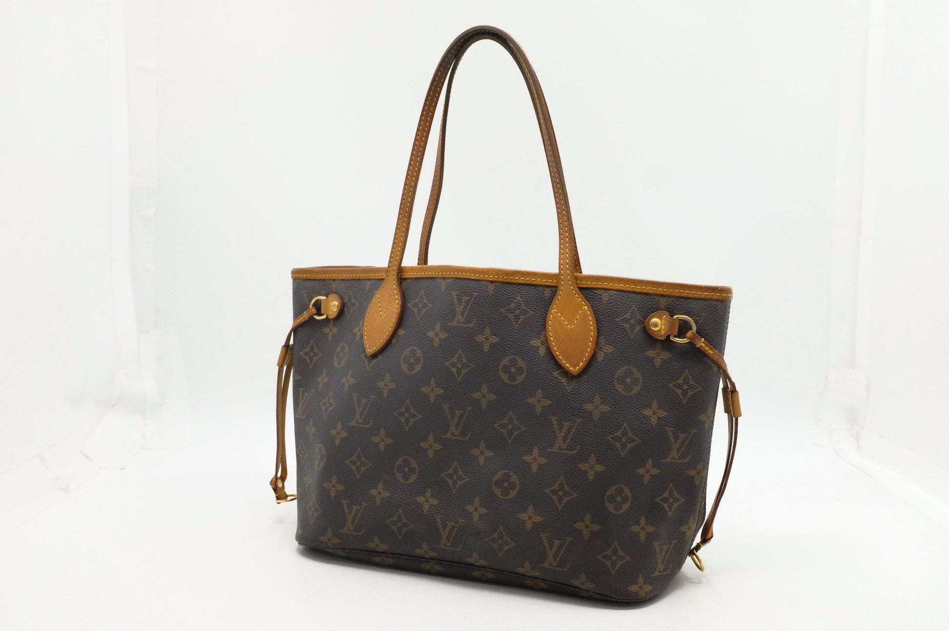 Louis Vuitton Neverfull PM Monogram Canvas Tote Bag Canvas 2