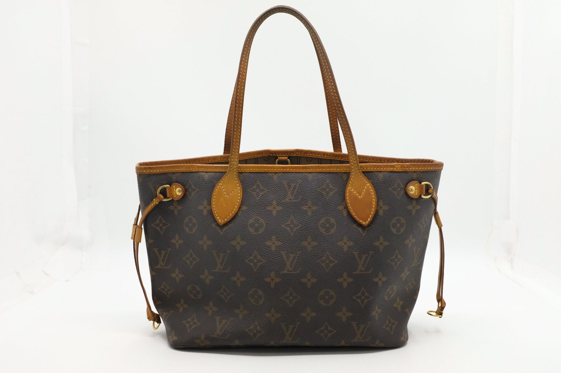 Louis Vuitton Neverfull PM Monogram Canvas Tote Bag Canvas 2