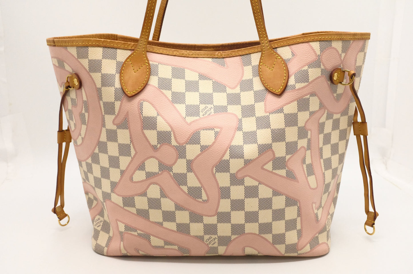 Louis Vuitton Neverfull MM Tahitienne Azur Damier Canvas Tote Bag
