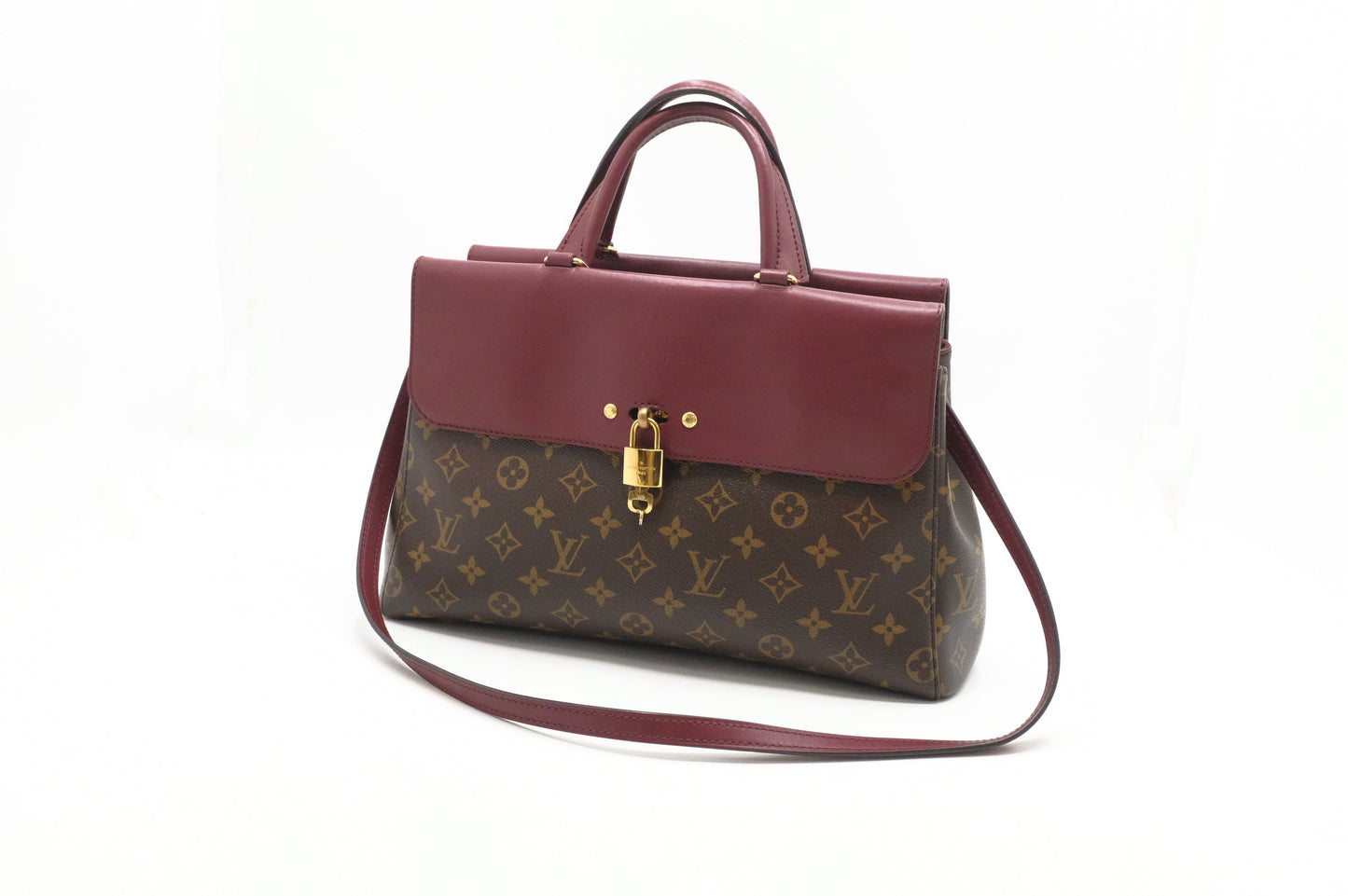 Louis Vuitton Venus Raisin Monogram Canvas Leather Handbag