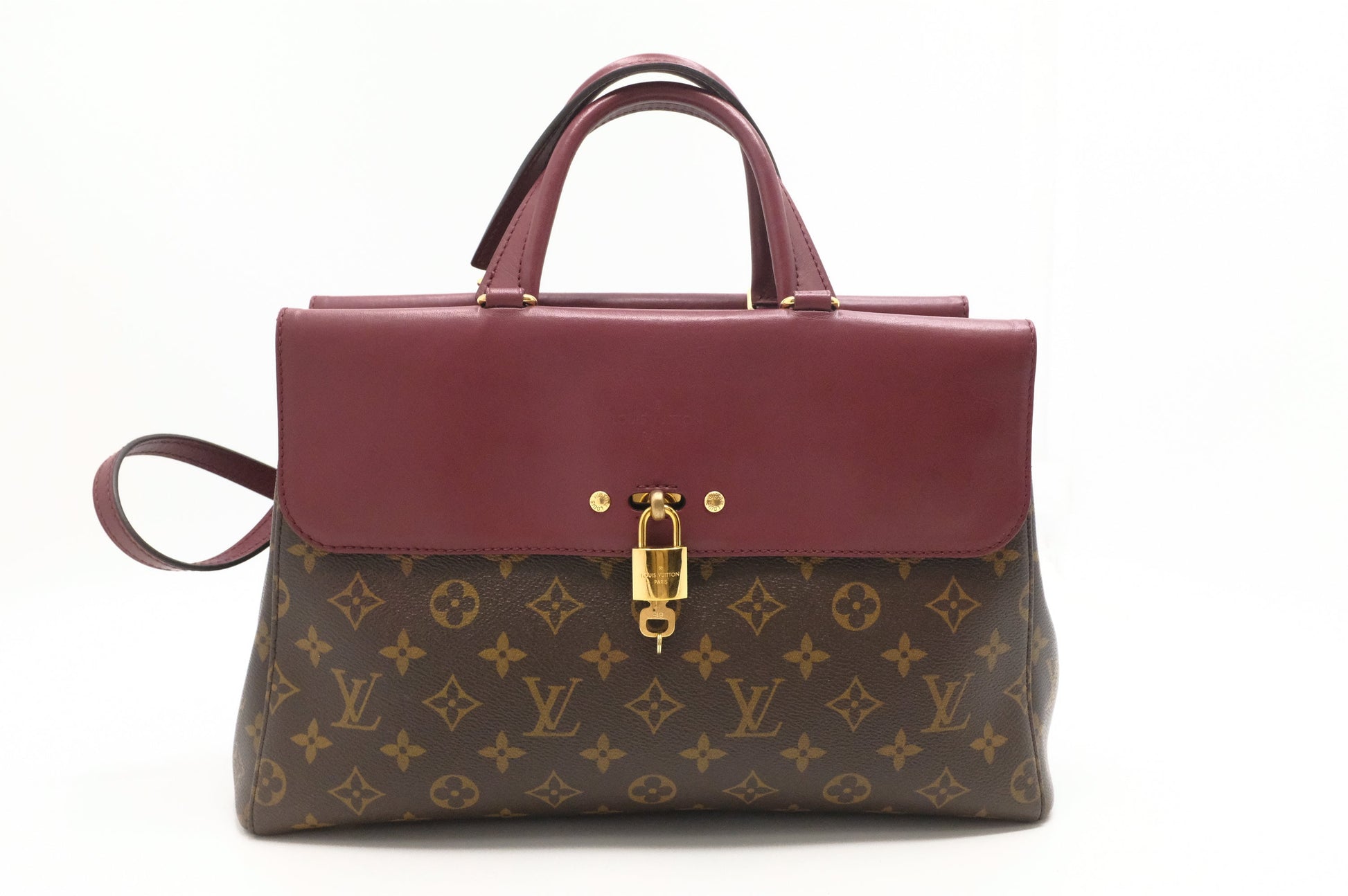 Louis Vuitton Venus Raisin Monogram Canvas Leather Handbag
