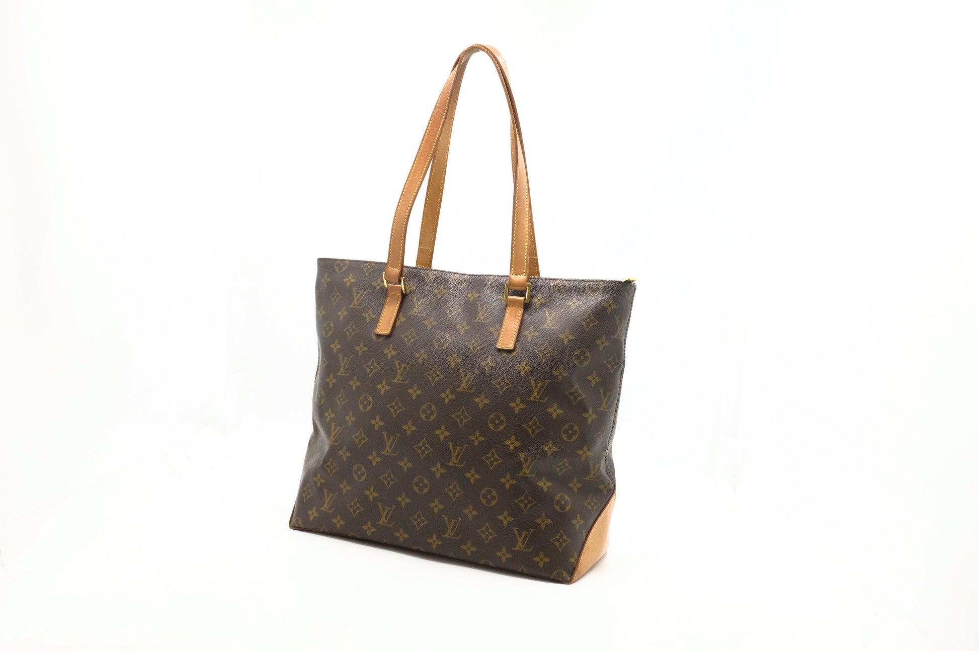 Louis Vuitton Cabas Mezzo Monogram Canvas Handbag Canvas 3