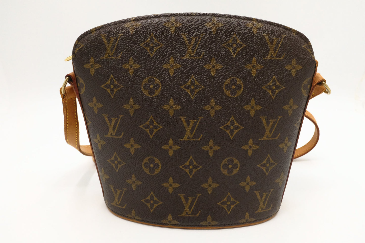 Louis Vuitton Drouot Monogram Canvas Handbag Canvas 6