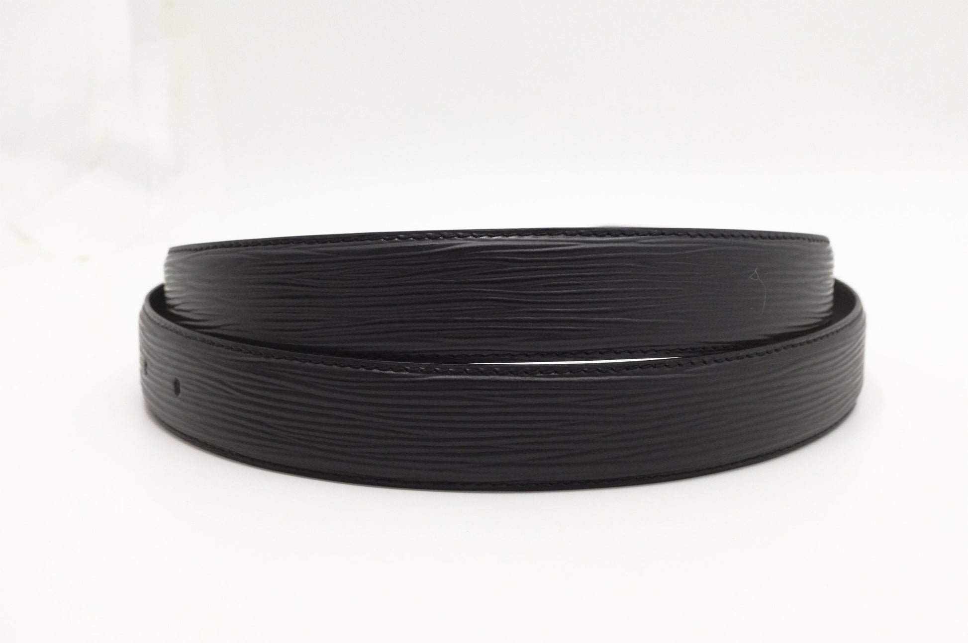 Louis Vuitton Belt Epi Leather Black Leather 3