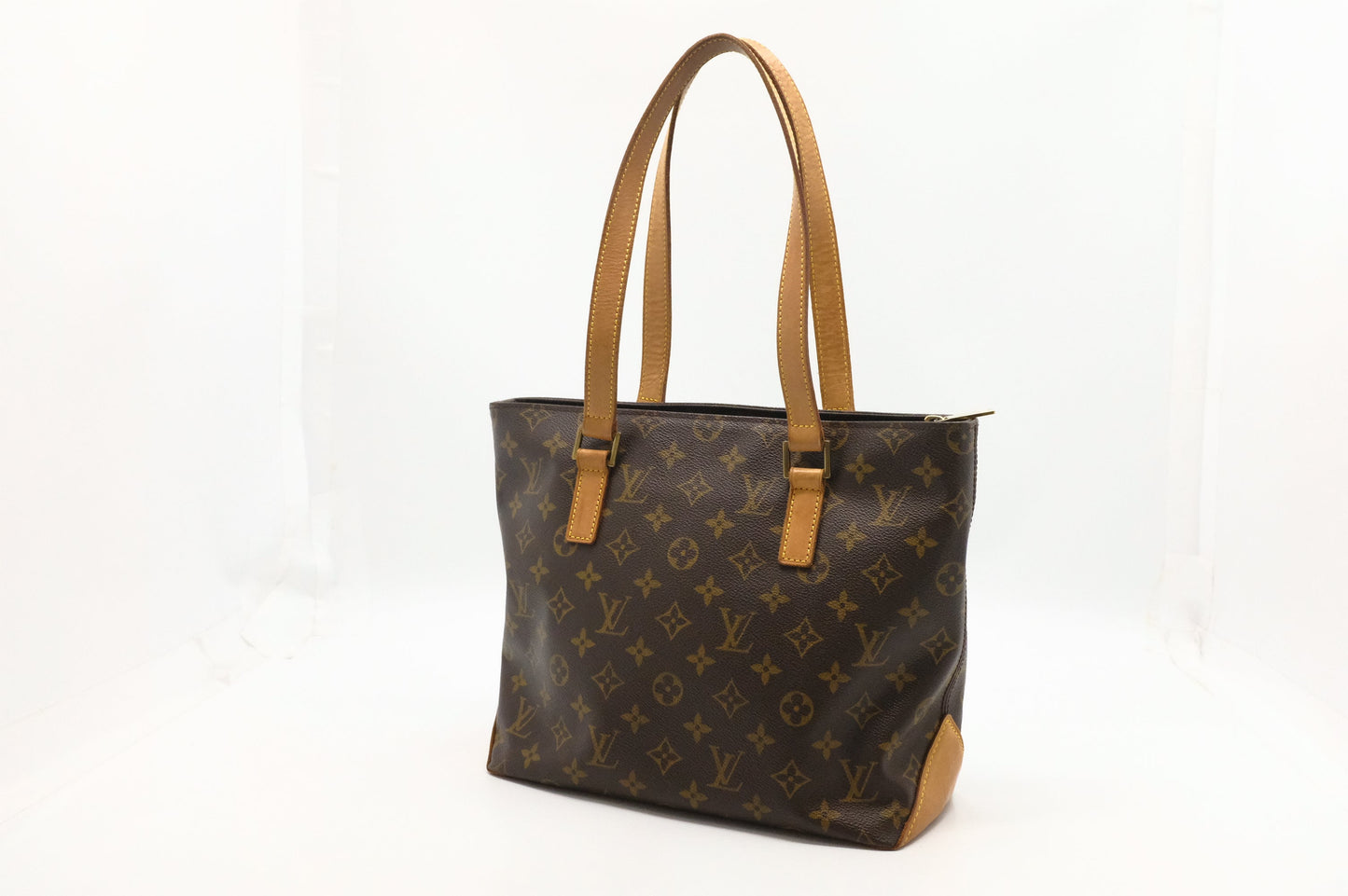 Louis Vuitton Cabas Piano Monogram Canvas Handbag Canvas 3