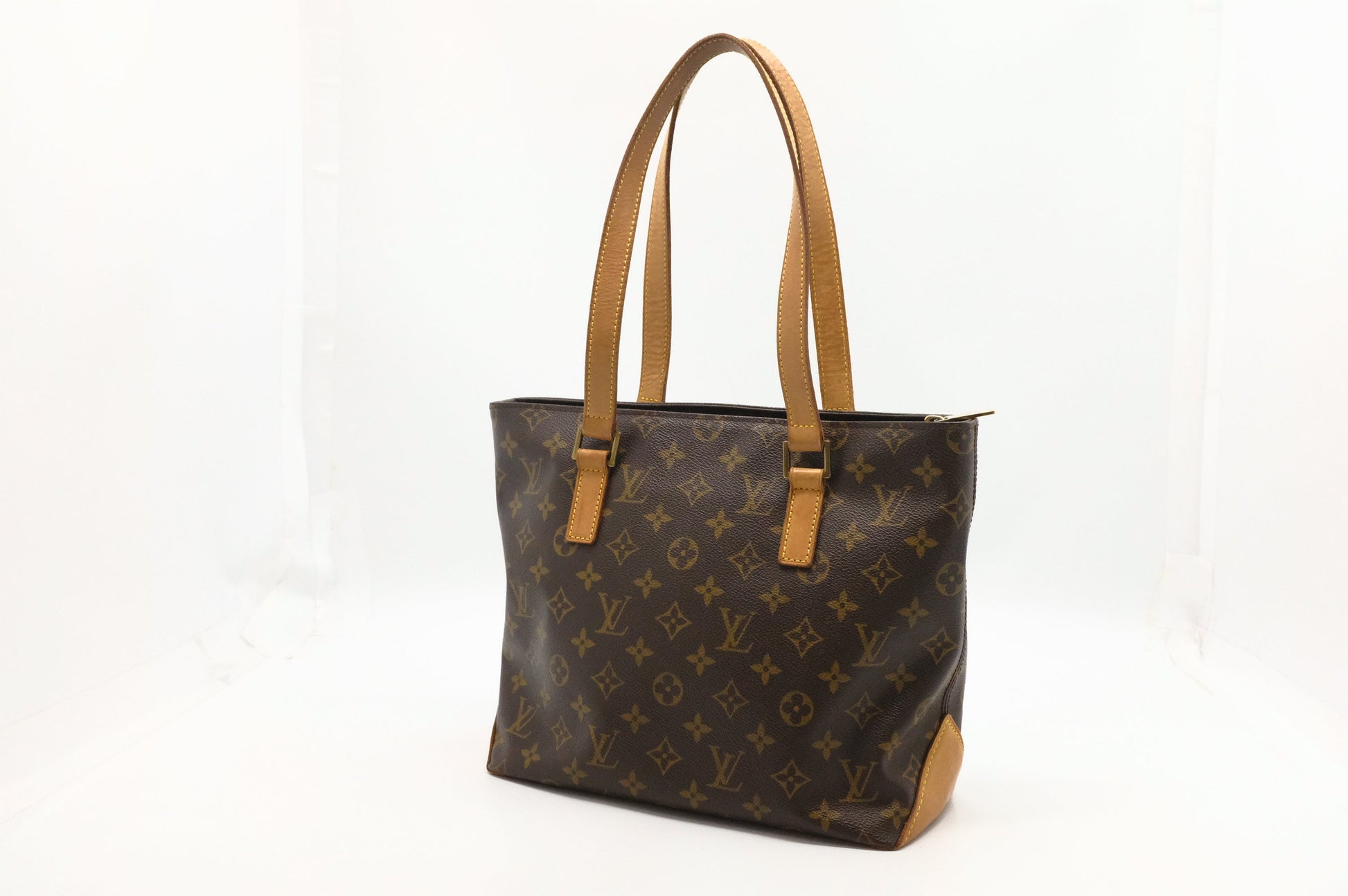Louis Vuitton Cabas Piano Monogram Canvas Handbag Canvas 3
