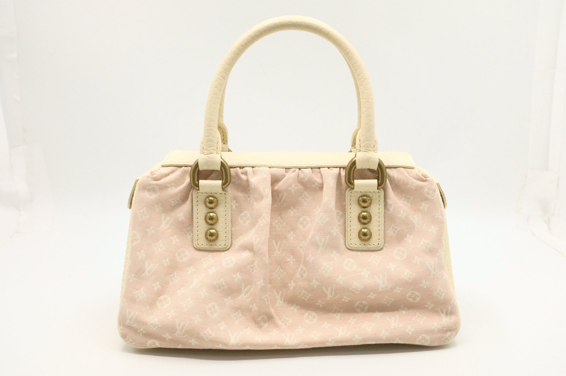 Louis Vuitton Trapeze Rose Minilin Canvas Mini Bag